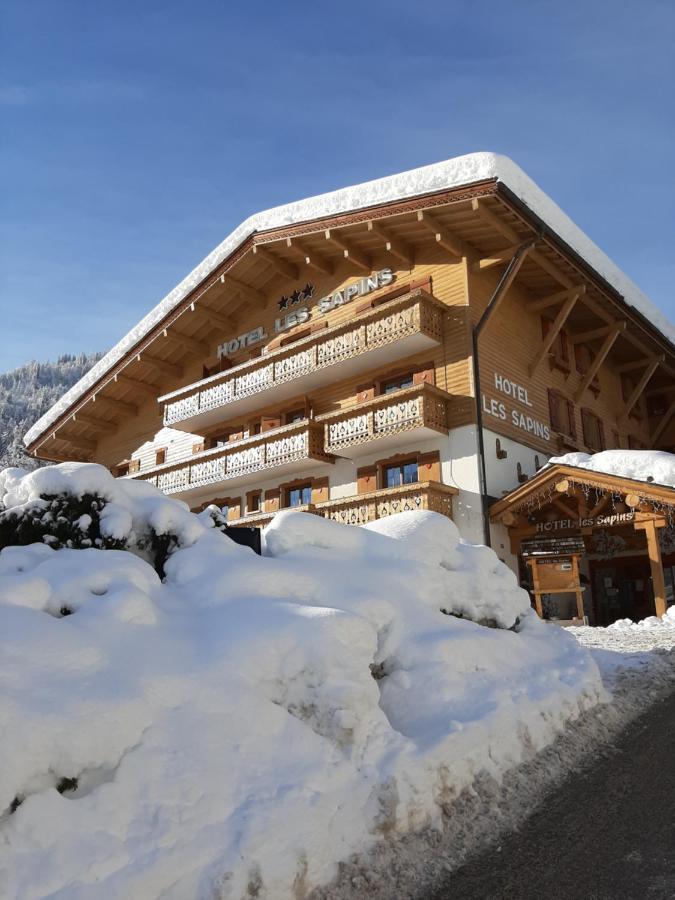 Hotel Les Sapins La Clusaz Buitenkant foto