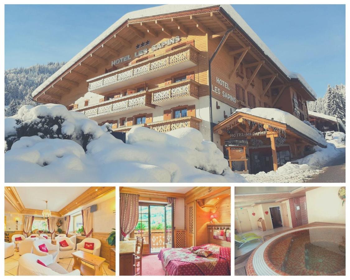 Hotel Les Sapins La Clusaz Buitenkant foto